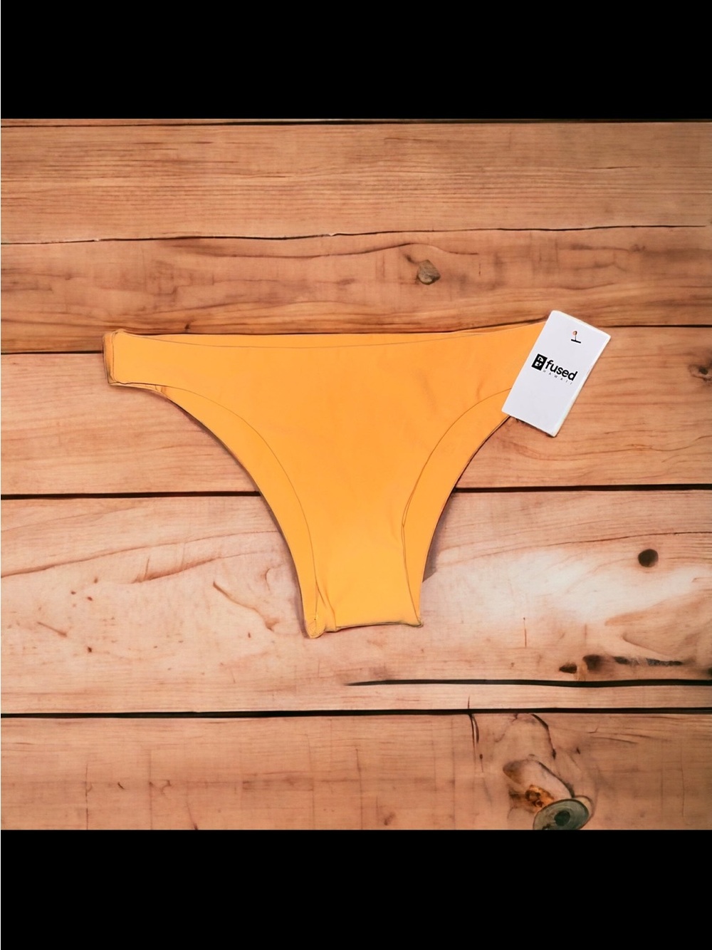 Fused Hawaii Yellow Bikini Bottoms Size Large